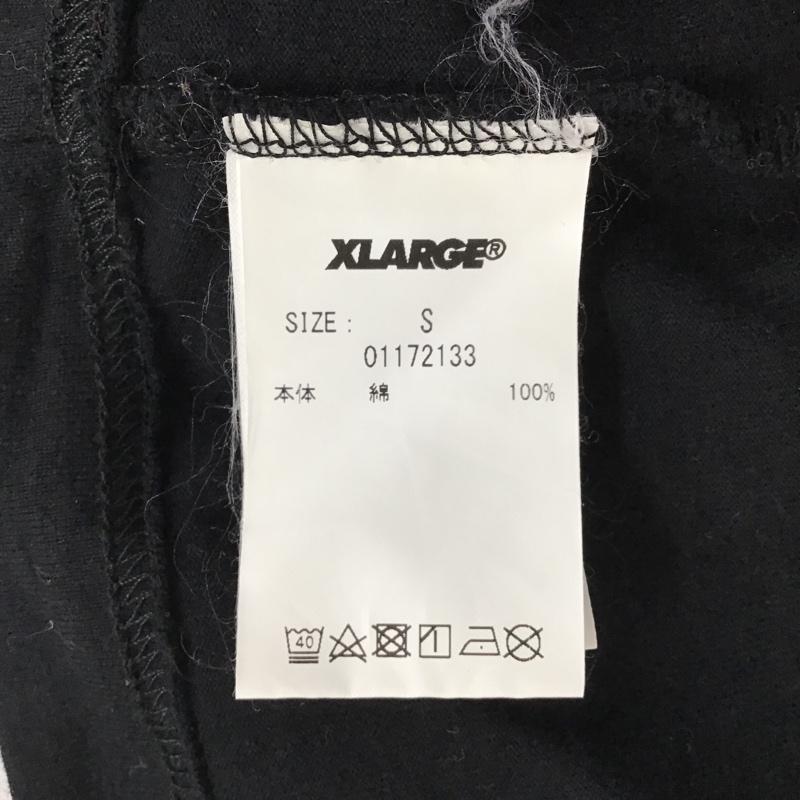 エクストララージ XLARGE Tシャツ 半袖 半袖カットソー プリントTシャツ クルーネックカットソー S プリント 黒 / ブラック /  メンズ USED 古着 中古 10095666