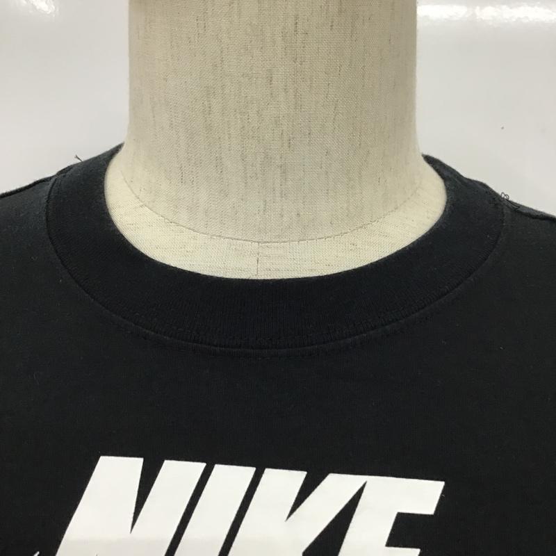 ナイキ NIKE Tシャツ 半袖 DB3841-010 Tシャツ 半袖カットソー プリントTシャツ S ロゴ、文字 黒 / ブラック / X 白 / ホワイト /  メンズ USED 古着 中古 10095683