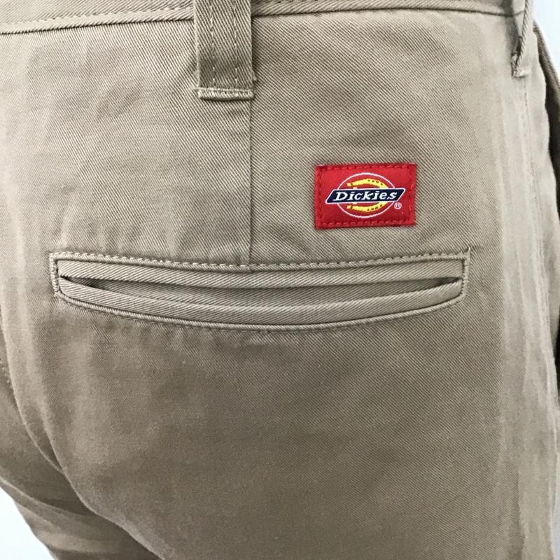 ディッキーズ Dickies パンツ ワークパンツ、ペインターパンツ スリムパンツ カジュアルパンツ ストレートパンツ 28インチ 無地 ベージュ / ベージュ /  メンズ USED 古着 中古 10095688