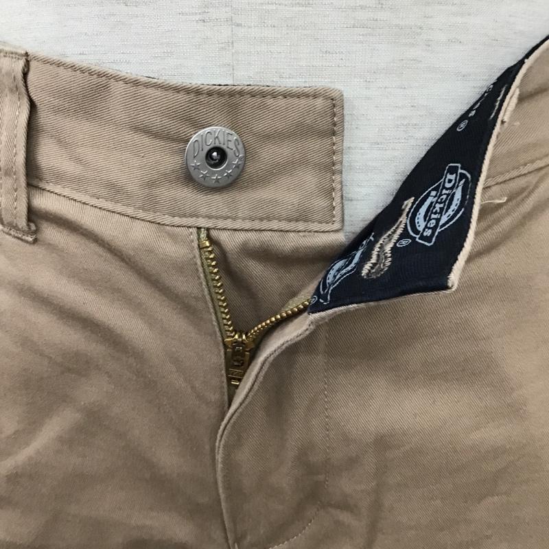 ディッキーズ Dickies パンツ ワークパンツ、ペインターパンツ スリムパンツ カジュアルパンツ ストレートパンツ 28インチ 無地 ベージュ / ベージュ /  メンズ USED 古着 中古 10095688