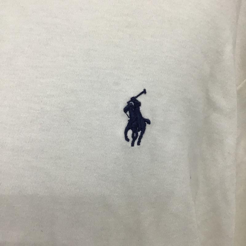 ポロバイラルフローレン Polo by RALPH LAUREN ポロシャツ 半袖 コットン M ワンポイント 白 / ホワイト /  レディース USED 古着 中古 10095704