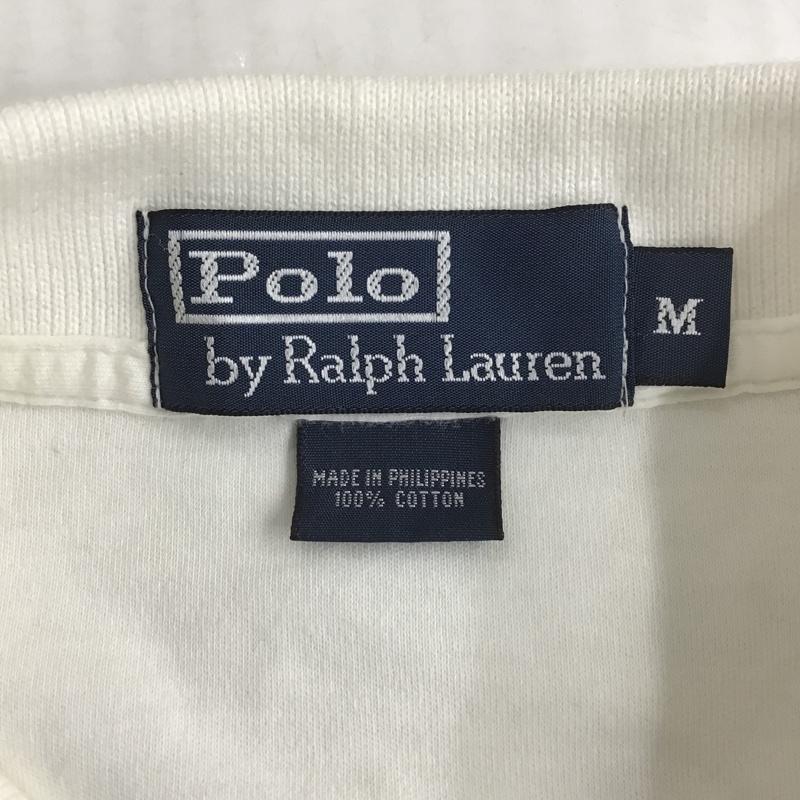 ポロバイラルフローレン Polo by RALPH LAUREN ポロシャツ 半袖 コットン M ワンポイント 白 / ホワイト /  レディース USED 古着 中古 10095704