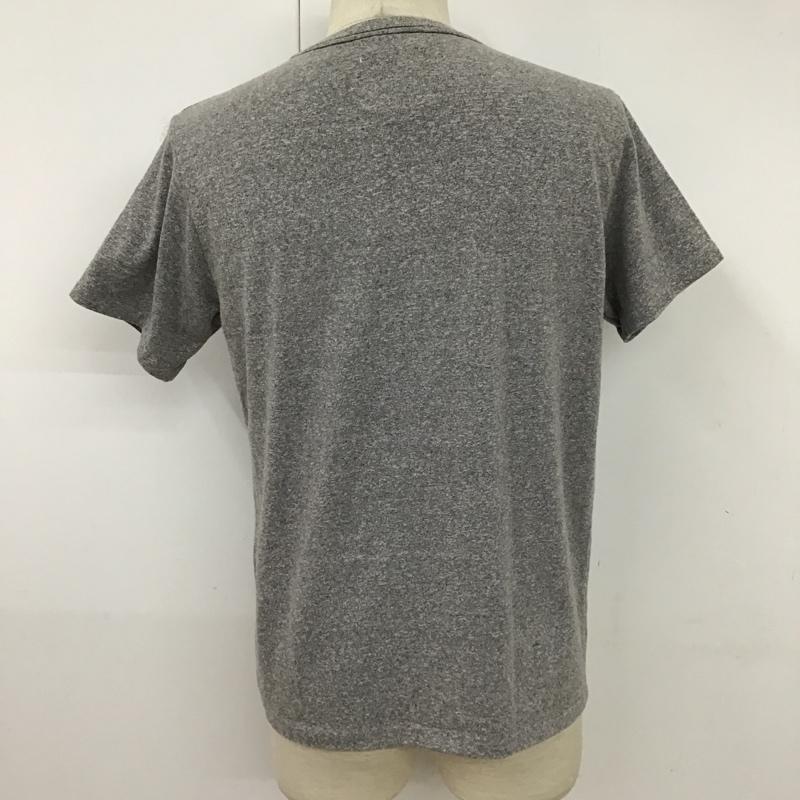 トゥアック TUAK Tシャツ 半袖 クルーネック M ロゴ、文字 灰 / グレー /  メンズ USED 古着 中古 10095713
