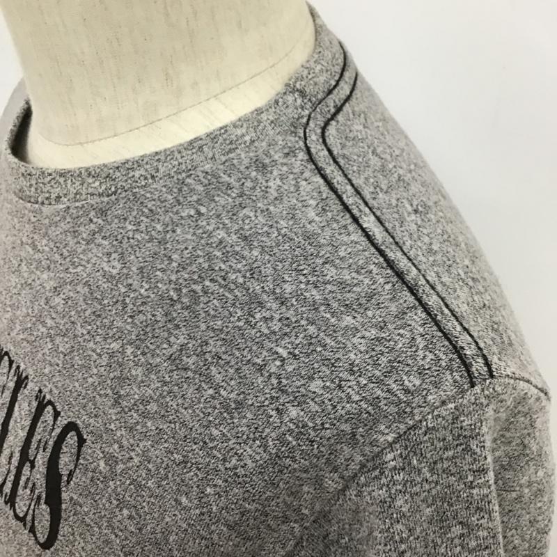 トゥアック TUAK Tシャツ 半袖 クルーネック M ロゴ、文字 灰 / グレー /  メンズ USED 古着 中古 10095713