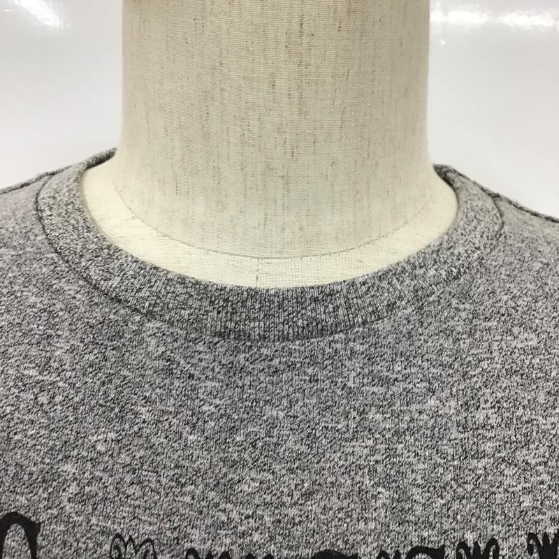 トゥアック TUAK Tシャツ 半袖 クルーネック M ロゴ、文字 灰 / グレー /  メンズ USED 古着 中古 10095713