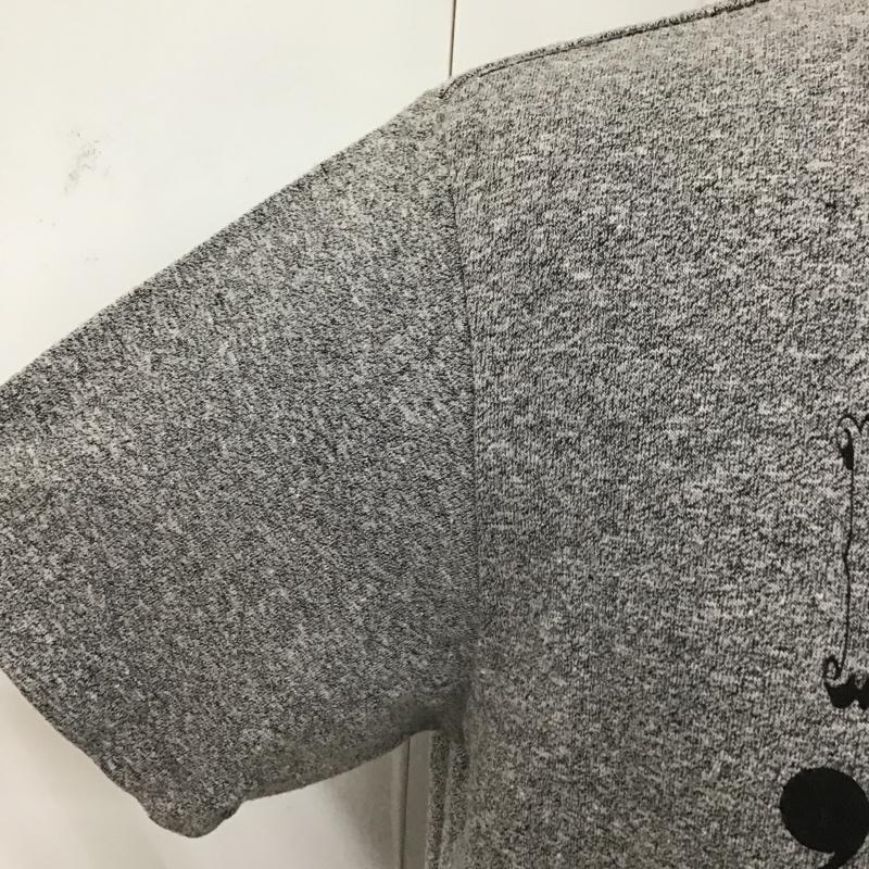 トゥアック TUAK Tシャツ 半袖 クルーネック M ロゴ、文字 灰 / グレー /  メンズ USED 古着 中古 10095713