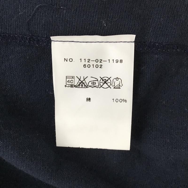 シップスジェットブルー SHIPS JET BLUE Tシャツ 七分袖 112-02-1198 プリント M ロゴ、文字 紺 / ネイビー / X 白 / ホワイト /  メンズ USED 古着 中古 10095723