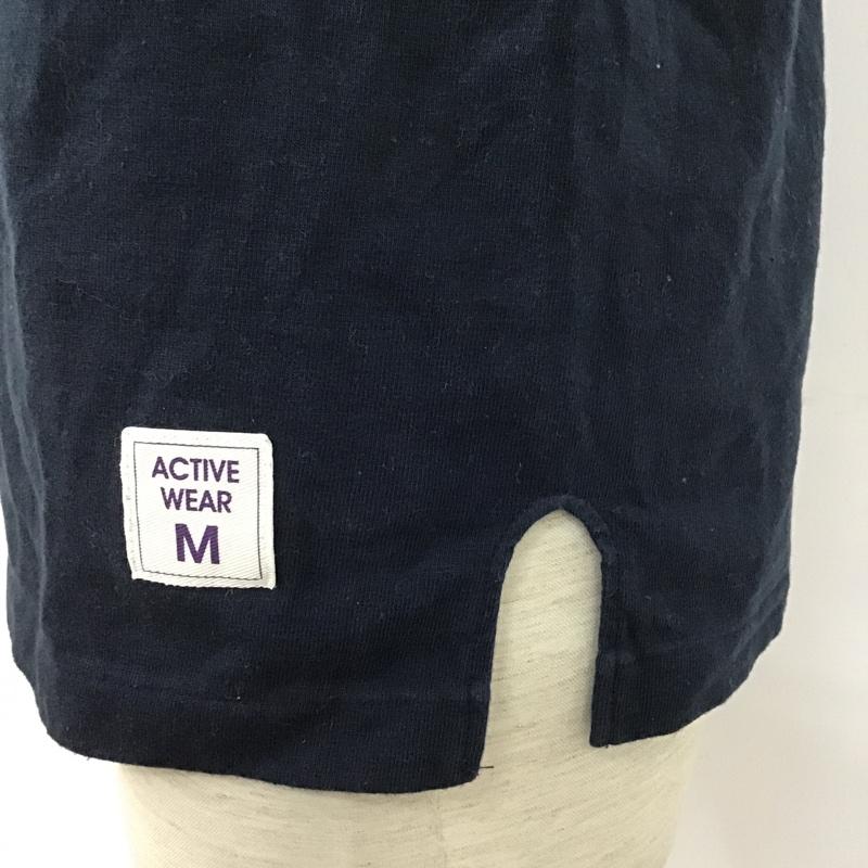 シップスジェットブルー SHIPS JET BLUE Tシャツ 七分袖 112-02-1198 プリント M ロゴ、文字 紺 / ネイビー / X 白 / ホワイト /  メンズ USED 古着 中古 10095723