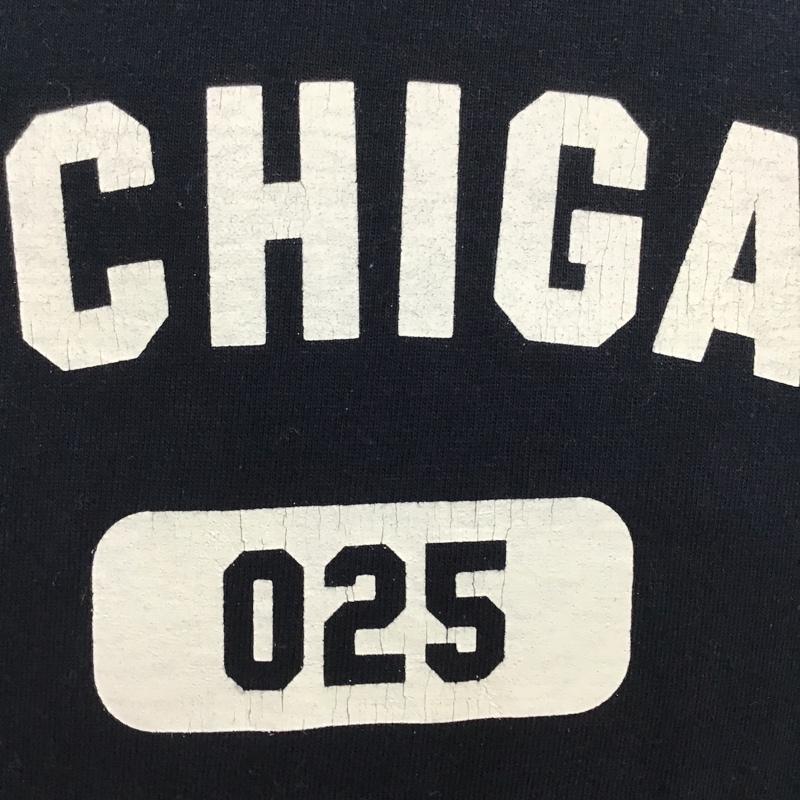 シップスジェットブルー SHIPS JET BLUE Tシャツ 七分袖 112-02-1198 プリント M ロゴ、文字 紺 / ネイビー / X 白 / ホワイト /  メンズ USED 古着 中古 10095723