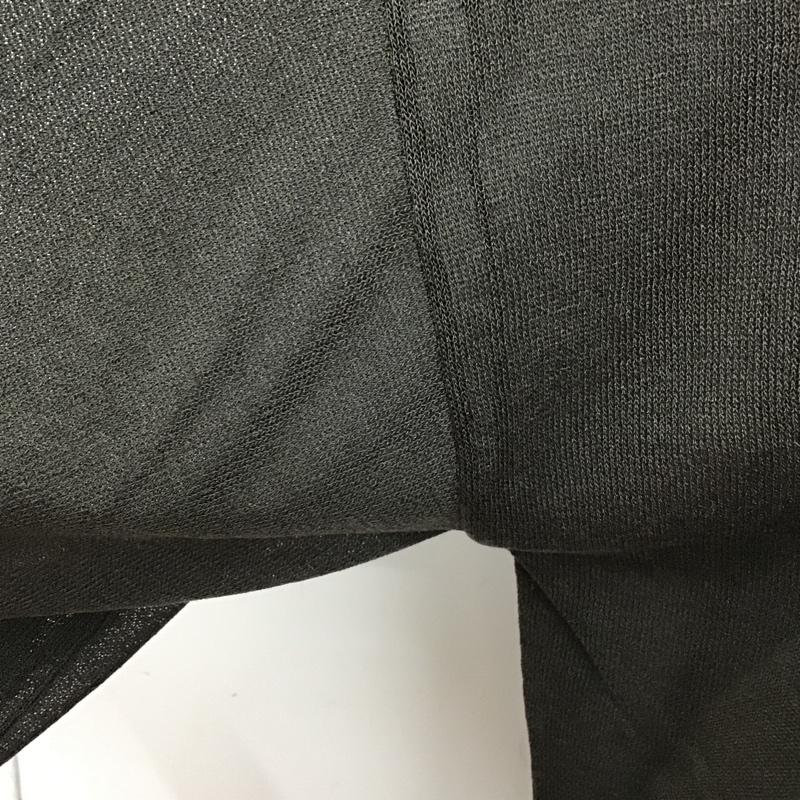 オズモーシス OSMOSIS カットソー 半袖 589240-999K 2WAYスリットニットプルオーバー 半袖カットソー シースルーカットソーOJM FREE 無地 チャコールグレー / チャコールグレー /  レディース USED 古着 中古 10095747
