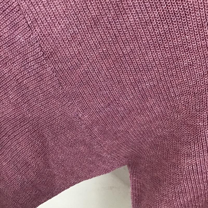 ケービーエフ KBF カットソー 半袖 半袖カットソー 半袖ニットカットソー クルーネックカットソー FREE 無地 桃 / ピンク /  レディース USED 古着 中古 10095770