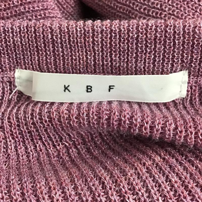 ケービーエフ KBF カットソー 半袖 半袖カットソー 半袖ニットカットソー クルーネックカットソー FREE 無地 桃 / ピンク /  レディース USED 古着 中古 10095770