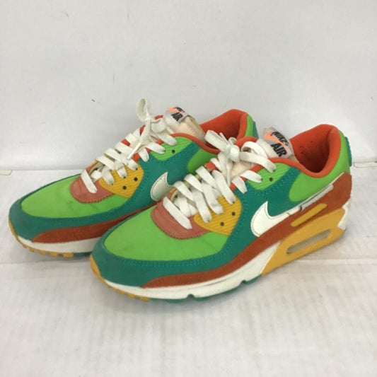 ナイキ NIKE スニーカー スニーカー DC9336-300 Air Max Running Club AIR MAX 90 SE 26.5cm 26.5cm ロゴ、文字 橙 / オレンジ / X 緑 / グリーン / X 黄 / イエロー / X 黄緑 / イエローグリーン /  メンズ USED 古着 中古 10095784