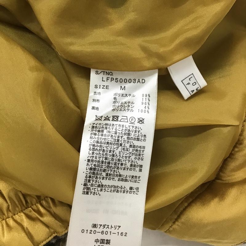 ローリーズファーム LOWRYS FARM スカート ひざ丈スカート LFP50003AD タイトスカート M チェック 黒 / ブラック / X マスタード / マスタード / X 白 / ホワイト / X ダークブラウン / ダークブラウン /  レディース USED 古着 中古 10095793