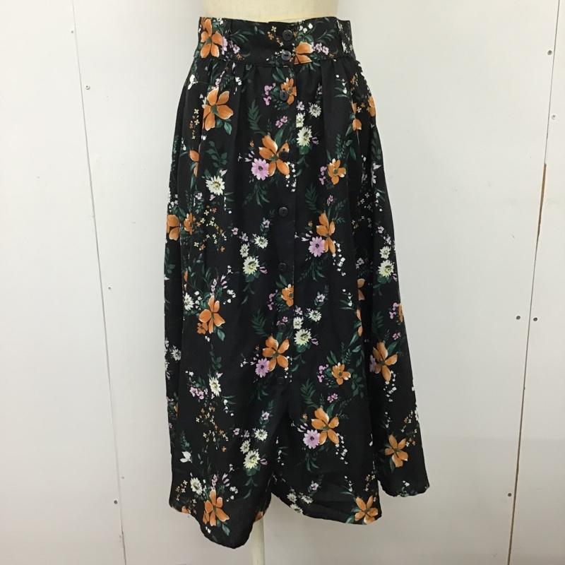 アリシアページボーイ alicia PAGEBOY スカート ロングスカート PB850036AL フロントボタン FREE 花柄 マルチカラー / マルチカラー /  レディース USED 古着 中古 10095801