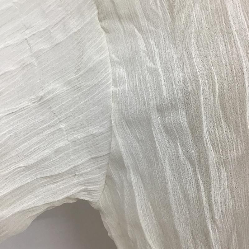 ローリーズファーム LOWRYS FARM カットソー 半袖 LF621146CF シアープリーツプルオーバー FREE 無地 オフホワイト / オフホワイト /  レディース USED 古着 中古 10095805