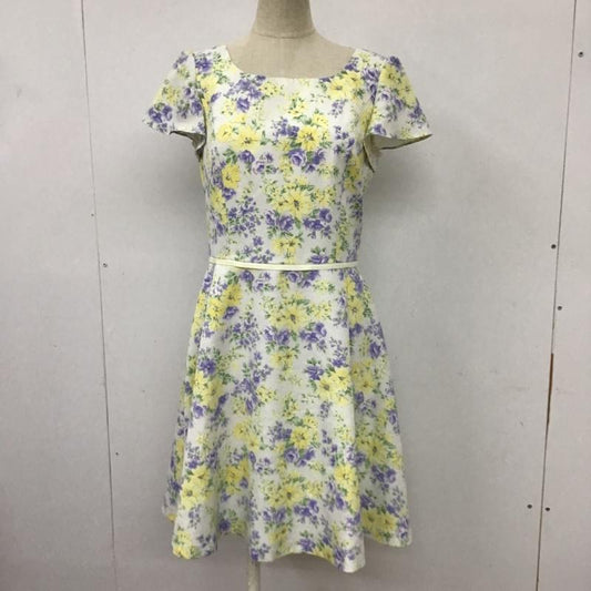 レッセパッセ LAISSE PASSE ワンピース ひざ丈スカート 3-2106-17027 バックファスナー 36 花柄 マルチカラー / マルチカラー /  レディース USED 古着 中古 10095811