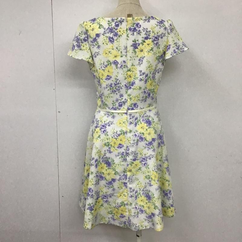レッセパッセ LAISSE PASSE ワンピース ひざ丈スカート 3-2106-17027 バックファスナー 36 花柄 マルチカラー / マルチカラー /  レディース USED 古着 中古 10095811