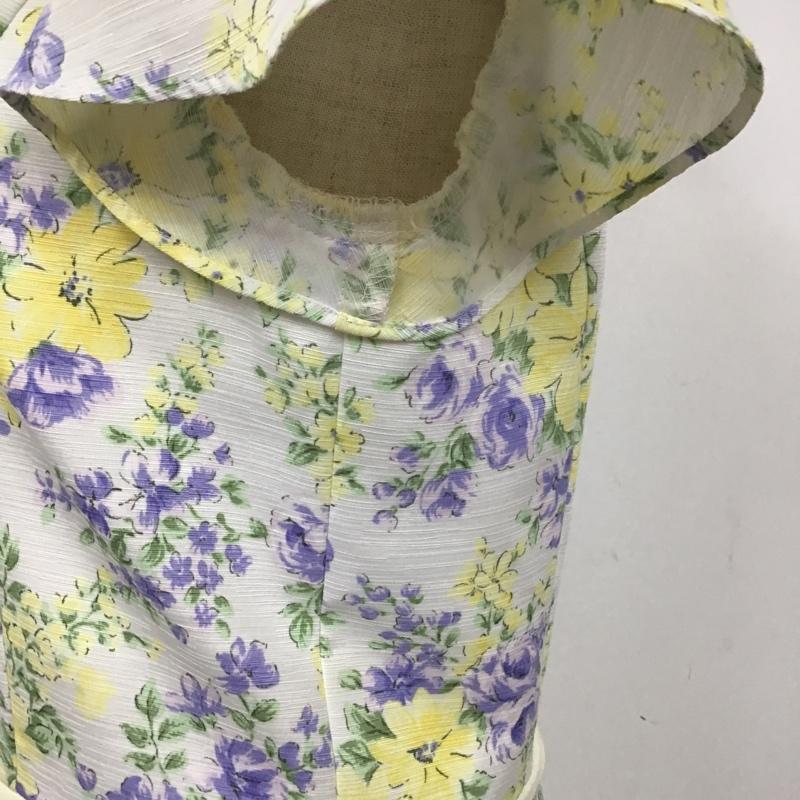 レッセパッセ LAISSE PASSE ワンピース ひざ丈スカート 3-2106-17027 バックファスナー 36 花柄 マルチカラー / マルチカラー /  レディース USED 古着 中古 10095811