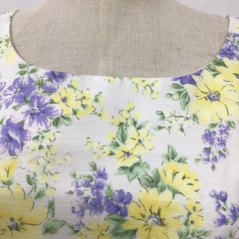 レッセパッセ LAISSE PASSE ワンピース ひざ丈スカート 3-2106-17027 バックファスナー 36 花柄 マルチカラー / マルチカラー /  レディース USED 古着 中古 10095811