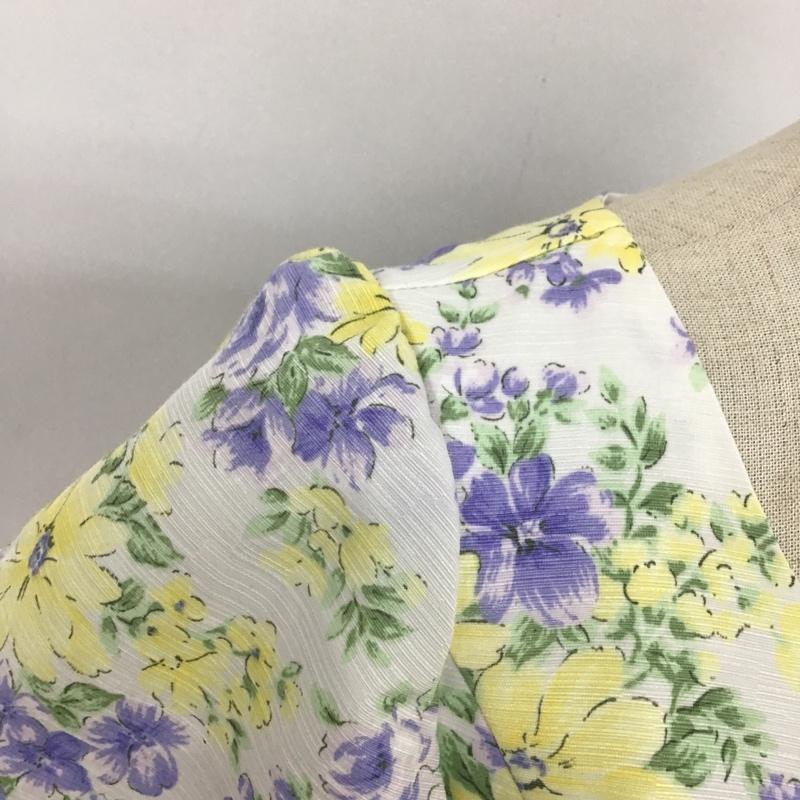 レッセパッセ LAISSE PASSE ワンピース ひざ丈スカート 3-2106-17027 バックファスナー 36 花柄 マルチカラー / マルチカラー /  レディース USED 古着 中古 10095811