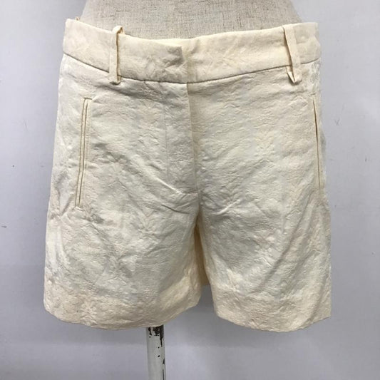 ザラベーシック ZARA BASIC パンツ ショートパンツ ハーフパンツ タイトパンツ ストレッチパンツ 総柄 S 総柄 アイボリー / アイボリー /  レディース USED 古着 中古 10095822