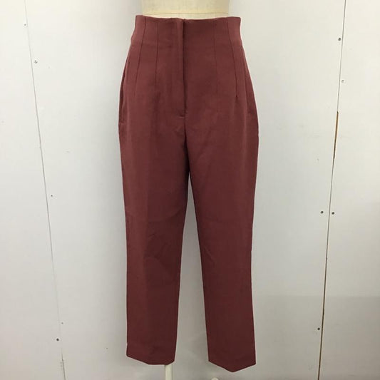 ザラ ZARA パンツ スラックス 7901 332 172 ハイウエストパンツ S 無地 桃 / ピンク /  レディース USED 古着 中古 10095852