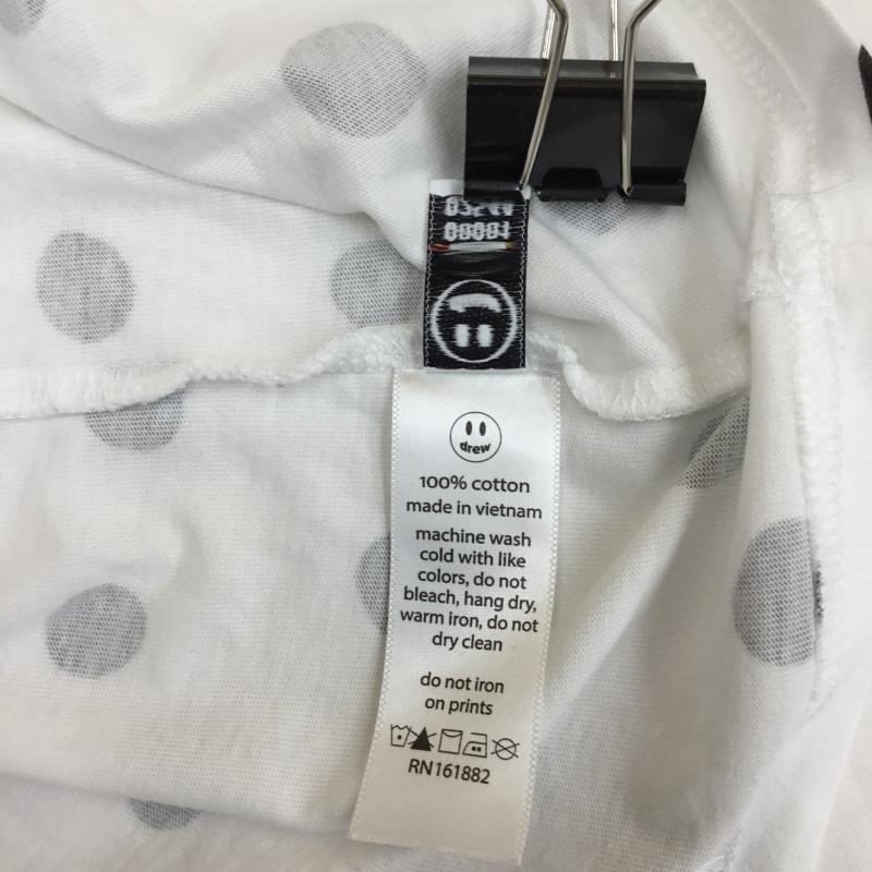 ドリューハウス drew house Tシャツ 半袖 ドッド柄 S ドット 白 / ホワイト /  メンズ USED 古着 中古 10095877