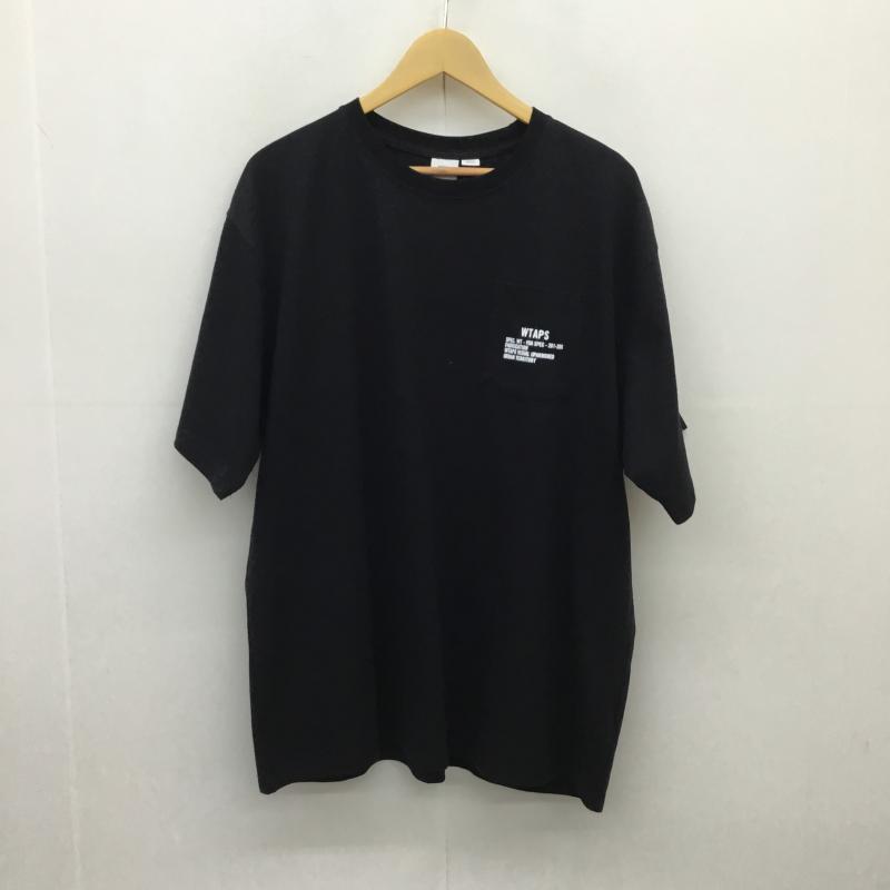 バンズ VANS Tシャツ 半袖 WTAPS SS TEE ダブルタップス 3 ロゴ、文字 黒 / ブラック /  メンズ USED 古着 中古 10095879