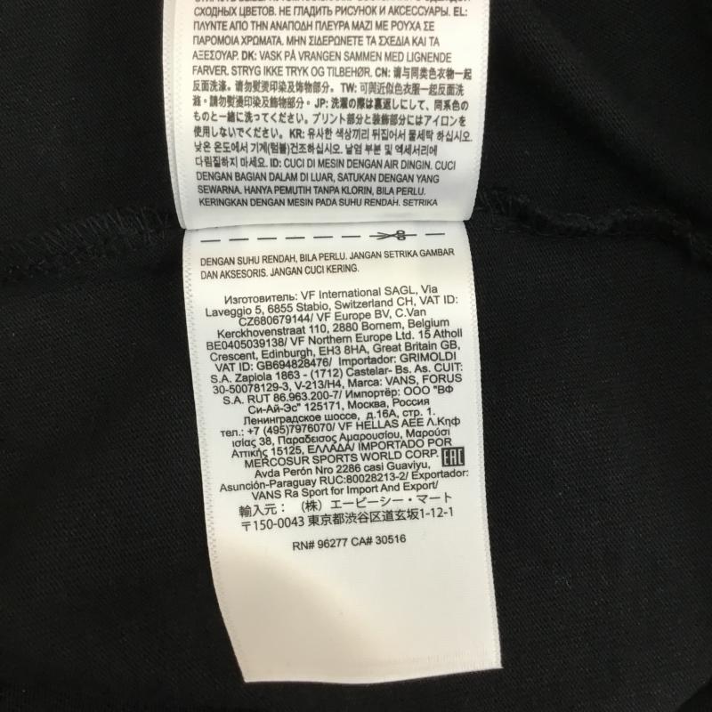 バンズ VANS Tシャツ 半袖 WTAPS SS TEE ダブルタップス 3 ロゴ、文字 黒 / ブラック /  メンズ USED 古着 中古 10095879