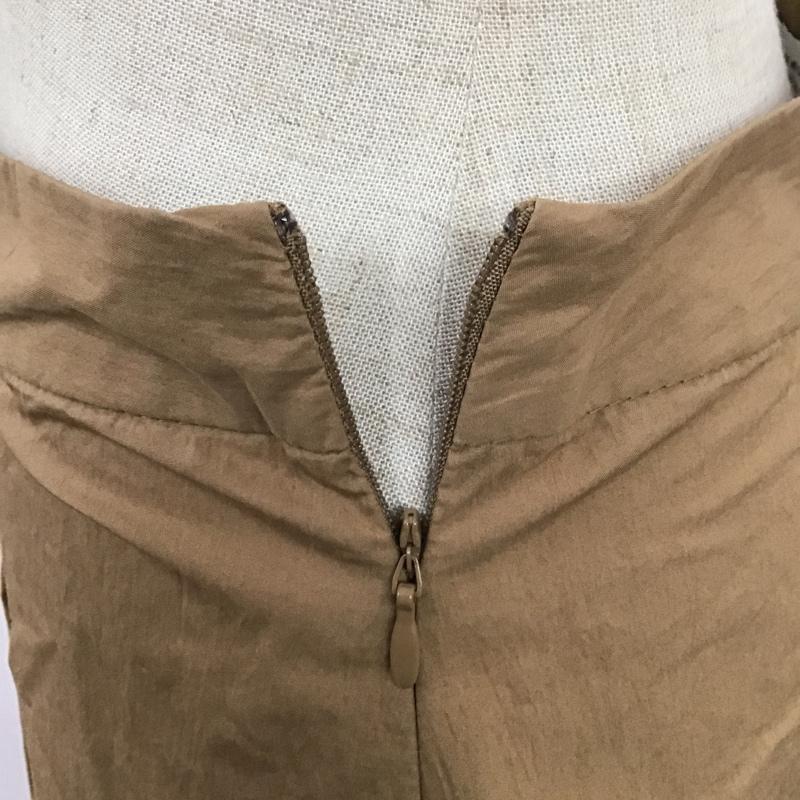 ザラ ZARA スカート ロングスカート 5854 228 743 フリル ギャザー XS 無地 ベージュ / ベージュ /  レディース USED 古着 中古 10095892