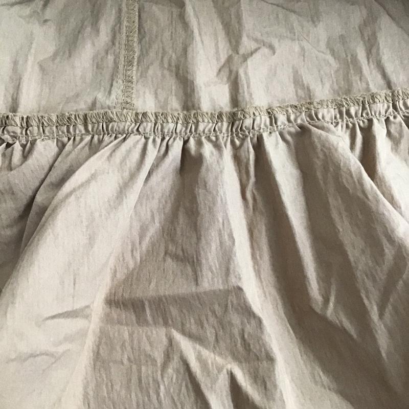 ザラ ZARA スカート ロングスカート 5854 228 743 フリル ギャザー XS 無地 ベージュ / ベージュ /  レディース USED 古着 中古 10095892