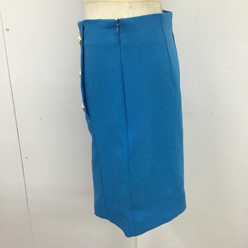 ザラ ZARA パンツ ショートパンツ 1608 025 402 フロントボタン S 無地 青 / ブルー /  レディース USED 古着 中古 10095911