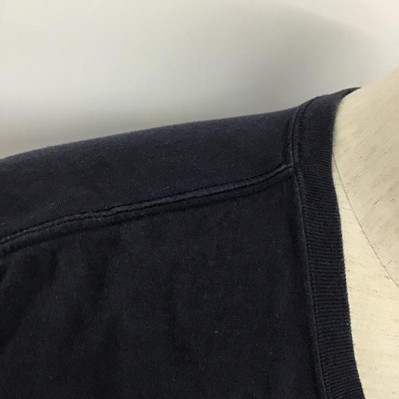 ネイバーフッド NEIGHBORHOOD Tシャツ 半袖 クルーネック プリント S ロゴ、文字 紺 / ネイビー /  メンズ USED 古着 中古 10095927