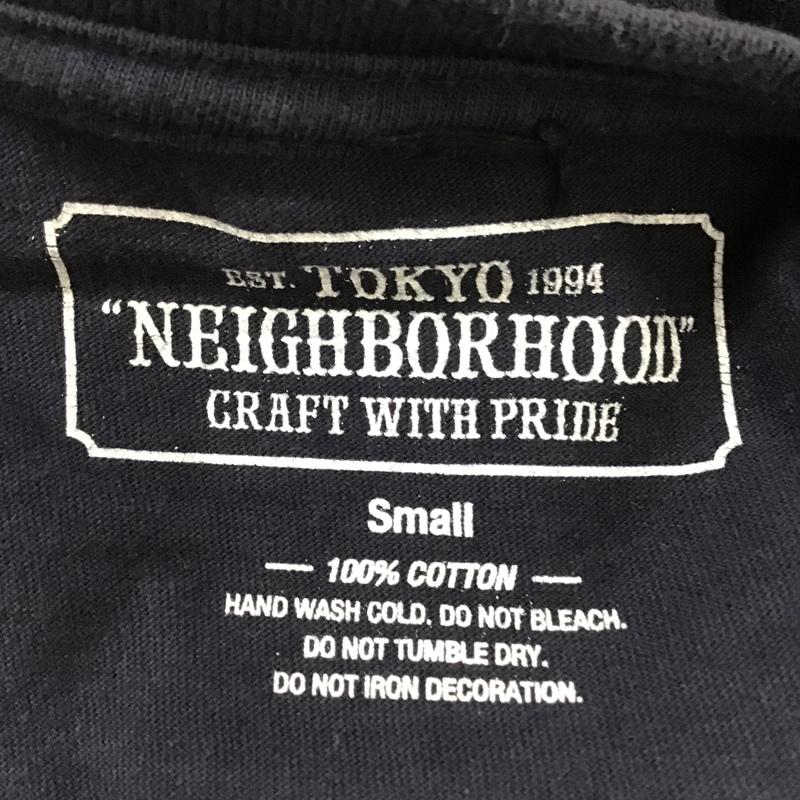 ネイバーフッド NEIGHBORHOOD Tシャツ 半袖 クルーネック プリント S ロゴ、文字 紺 / ネイビー /  メンズ USED 古着 中古 10095927