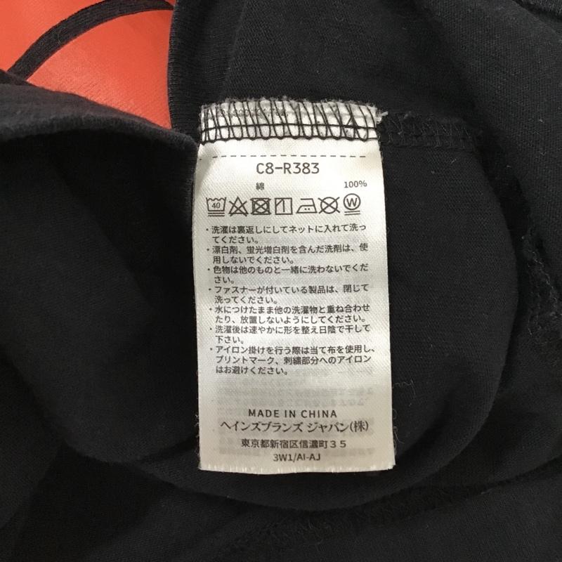 チャンピオン Champion Tシャツ 半袖 C8-R383 UNDEFEATED プリント L ワンポイント 黒 / ブラック /  メンズ USED 古着 中古 10095945