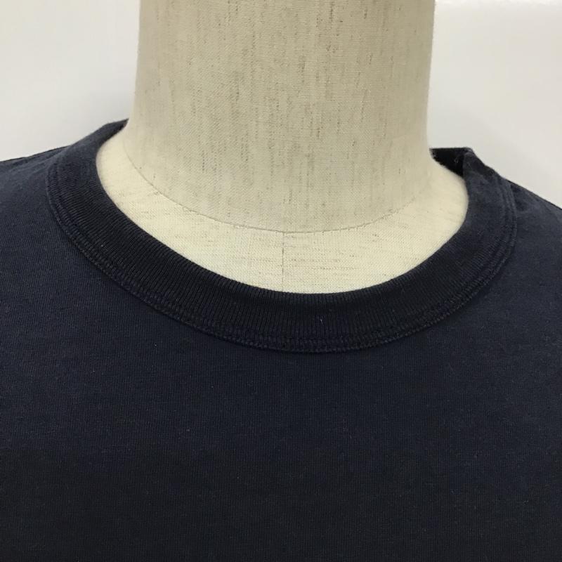 メゾンキツネ MAISON KITSUNE Tシャツ 半袖 HM00128KJ0008 キツネ クルーネック M ワンポイント 紺 / ネイビー /  メンズ USED 古着 中古 10095963