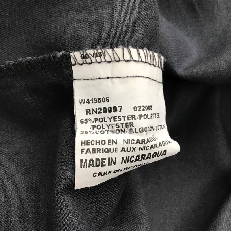 ディッキーズ Dickies シャツ、ブラウス 半袖 ワークシャツ ワッペン M 刺繍 チャコールグレー / チャコールグレー /  メンズ USED 古着 中古 10095964