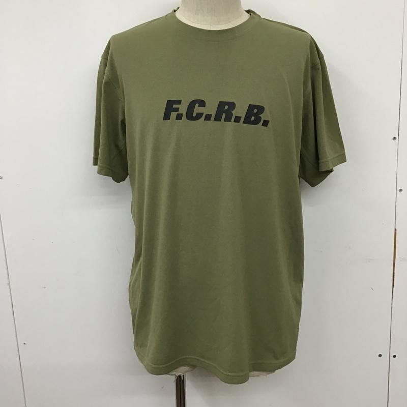 エフシーレアルブリストル F.C.Real Bristol Tシャツ 半袖 FCRB-220010 POLARTEC POWER DRY AUTHENTIC LOGO TEE XL ロゴ、文字 カーキ / カーキ /  メンズ USED 古着 中古 10095976