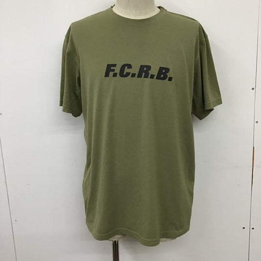 エフシーレアルブリストル F.C.Real Bristol Tシャツ 半袖 FCRB-220010 POLARTEC POWER DRY AUTHENTIC LOGO TEE XL ロゴ、文字 カーキ / カーキ /  メンズ USED 古着 中古 10095976