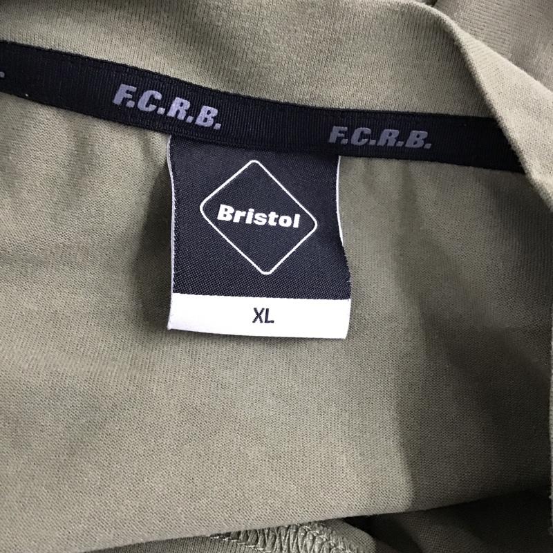 エフシーレアルブリストル F.C.Real Bristol Tシャツ 半袖 FCRB-220010 POLARTEC POWER DRY AUTHENTIC LOGO TEE XL ロゴ、文字 カーキ / カーキ /  メンズ USED 古着 中古 10095976