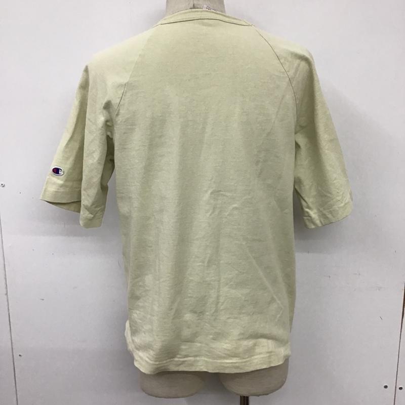 チャンピオン Champion Tシャツ 半袖 T1011 ラグランスリーブ S ワンポイント 薄緑 / ライトグリーン /  メンズ USED 古着 中古 10095978
