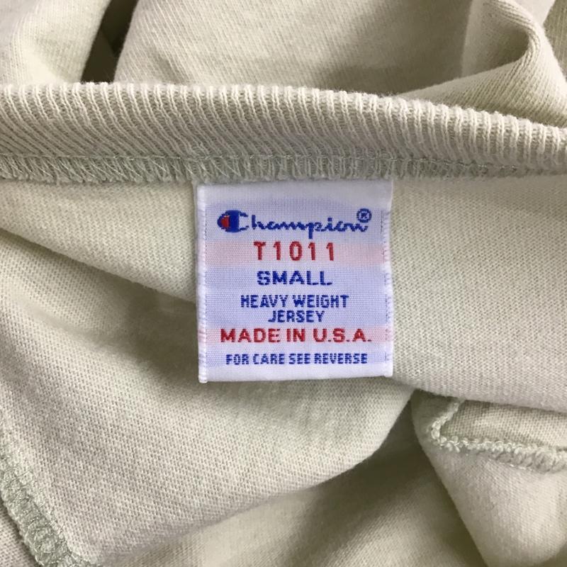 チャンピオン Champion Tシャツ 半袖 T1011 ラグランスリーブ S ワンポイント 薄緑 / ライトグリーン /  メンズ USED 古着 中古 10095978