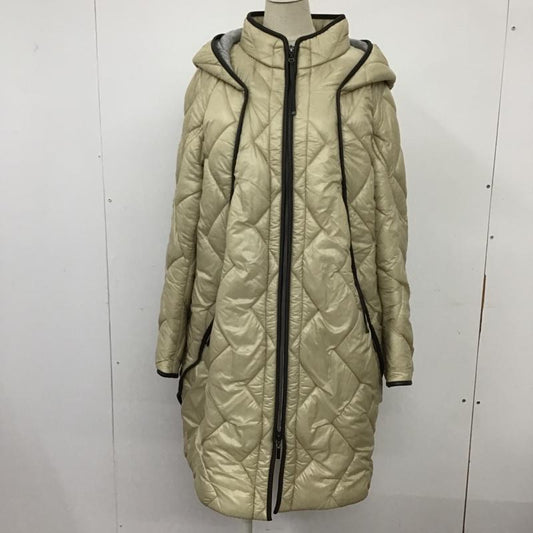 ヒロココシノ HIROKO KOSHINO コート コート一般 RHUAJ-41890 キルトパイピングコート キルト 38 無地 ベージュ / ベージュ /  レディース USED 古着 中古 10095981