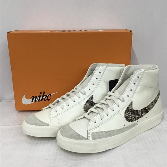 ナイキ NIKE スニーカー スニーカー DA8736 100 WMNS BLAZER MID 77 SE 28.5cm 箱有 28.5cm ヘビ柄 白 / ホワイト /  メンズ USED 古着 中古 10095999