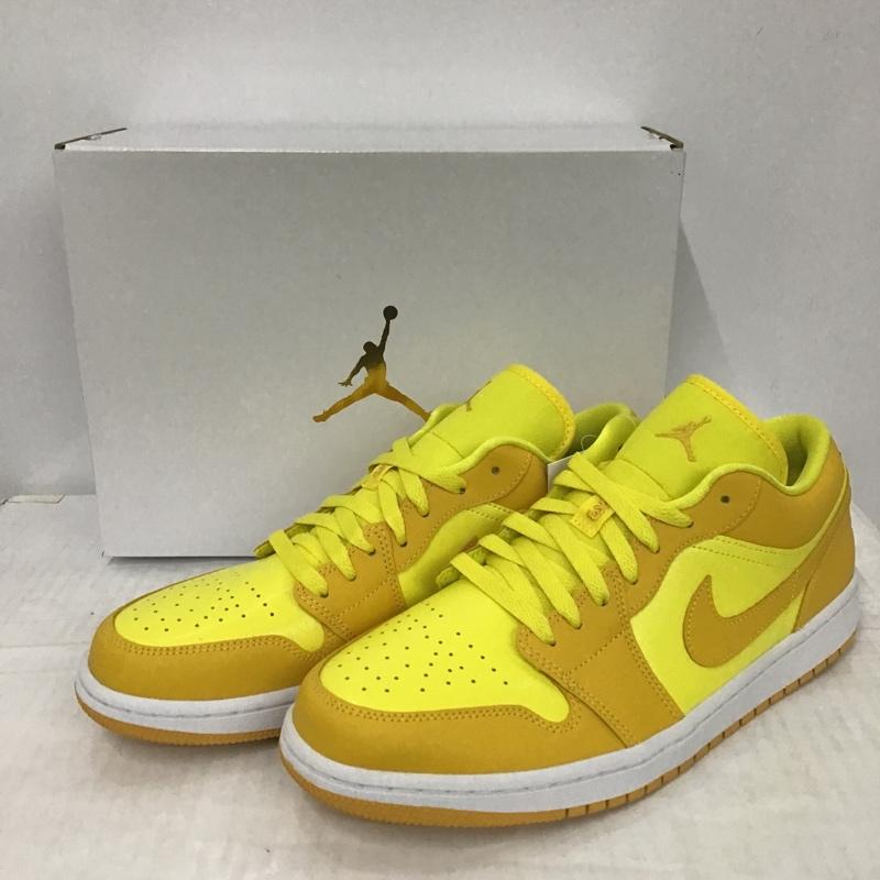 ナイキ NIKE スニーカー スニーカー DC0774 700 WMNS AIR JORDAN 1 LOW 28.5cm 箱有 28.5cm ワンポイント 黄 / イエロー / X 橙 / オレンジ /  メンズ USED 古着 中古 10096000