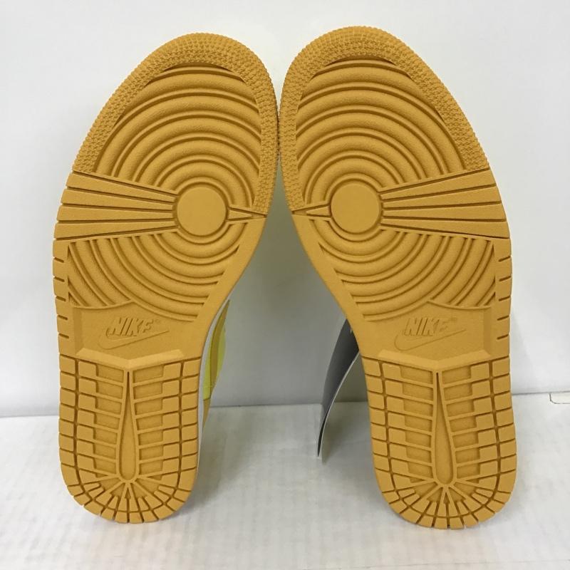 ナイキ NIKE スニーカー スニーカー DC0774 700 WMNS AIR JORDAN 1 LOW 28.5cm 箱有 28.5cm ワンポイント 黄 / イエロー / X 橙 / オレンジ /  メンズ USED 古着 中古 10096000
