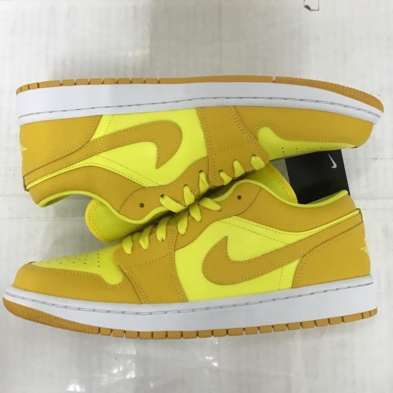 ナイキ NIKE スニーカー スニーカー DC0774 700 WMNS AIR JORDAN 1 LOW 28.5cm 箱有 28.5cm ワンポイント 黄 / イエロー / X 橙 / オレンジ /  メンズ USED 古着 中古 10096000