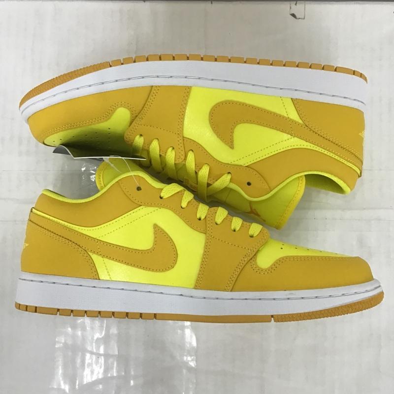 ナイキ NIKE スニーカー スニーカー DC0774 700 WMNS AIR JORDAN 1 LOW 28.5cm 箱有 28.5cm ワンポイント 黄 / イエロー / X 橙 / オレンジ /  メンズ USED 古着 中古 10096000