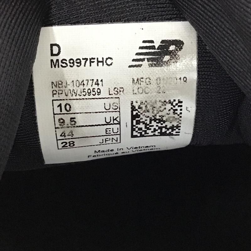 ニューバランス New Balance スニーカー スニーカー MS997FHC 28cm 箱有 28.0cm ロゴ、文字 黒 / ブラック / X 青 / ブルー / X 白 / ホワイト /  メンズ USED 古着 中古 10096003